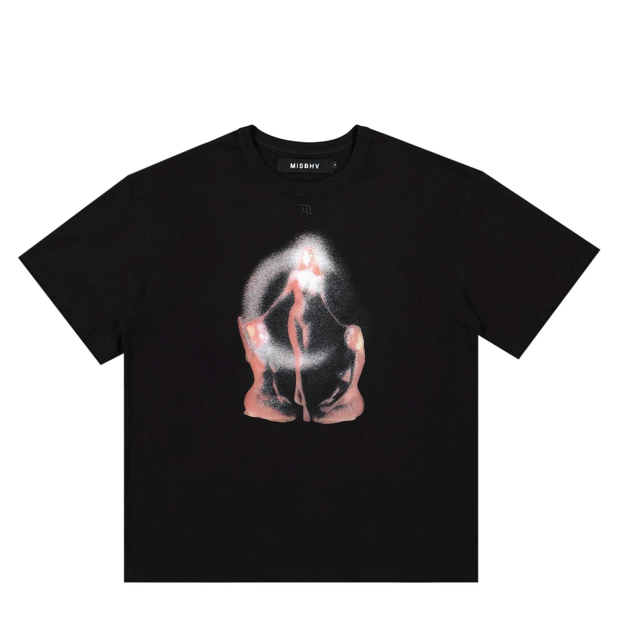 MISBHV Мъжка тениска Procession of Moons Oversized T-shirt Black