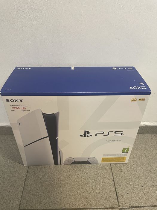 PS 5 slim cu disk• Cu factura si bon• Lazar Amanet Crangasi•54064