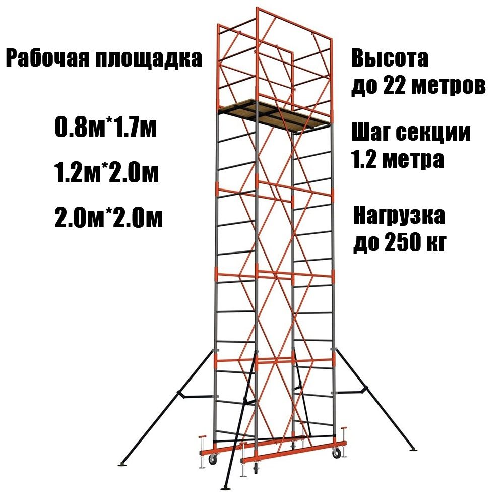 Строительные леса, Вышки-туры, леса на колёсах, леса для фасада,колеса