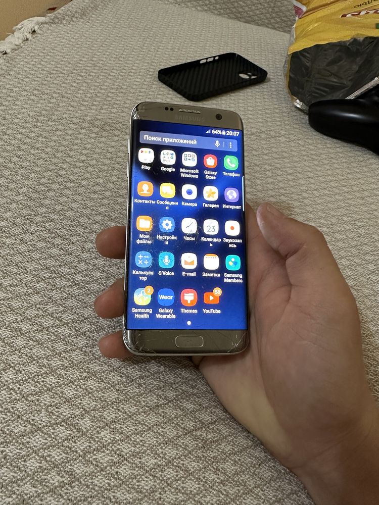 Samsung S7 edge мощный флагман катпайт щустрый телефон самсунг
