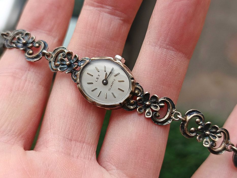 Silver Ceas Vintage Lex Argint Masiv 925