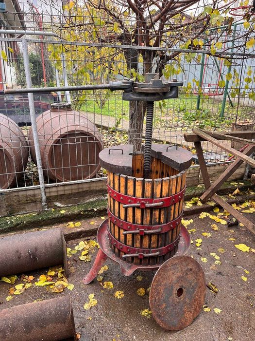 Presă(100L)+Zdrobitor/Desciorchinător Electric Grifo