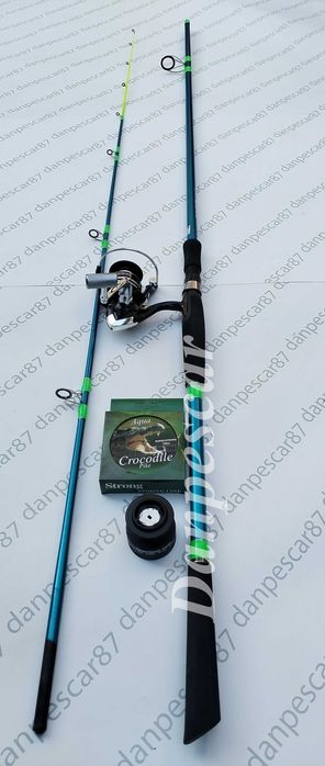 SET Lanseta SAIMINO WHITE AMUR 3m + Mulineta SAIMINO X4000 si150m fir