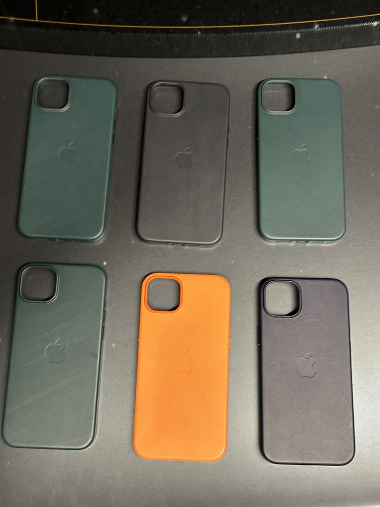 Husa IPhone 14 plus leather case NOU Original 100%
