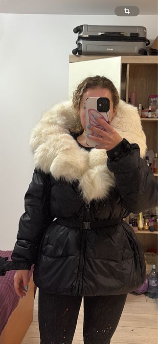 Vand geaca cu blana naturala vulpe