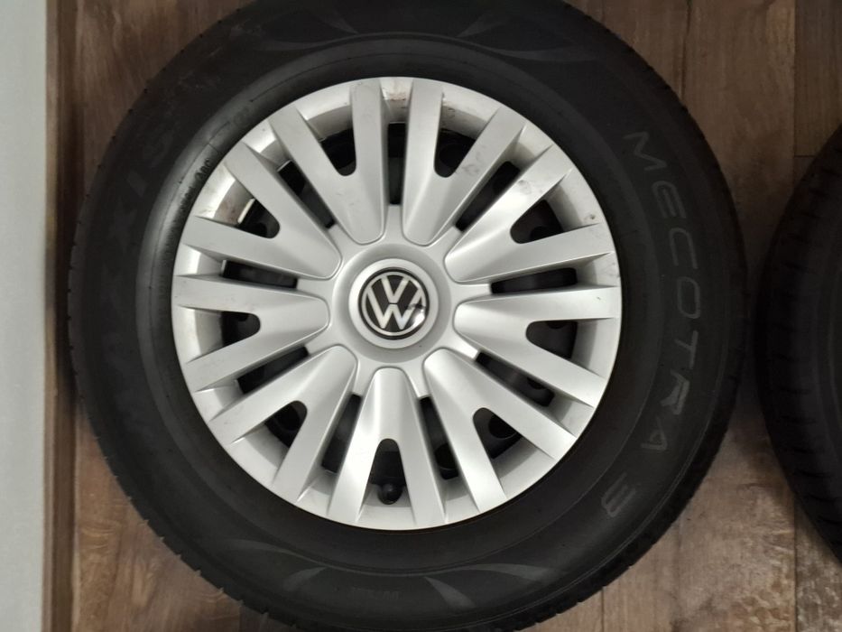 Set jante Oțel cu capace originale 185 65 15 5x100