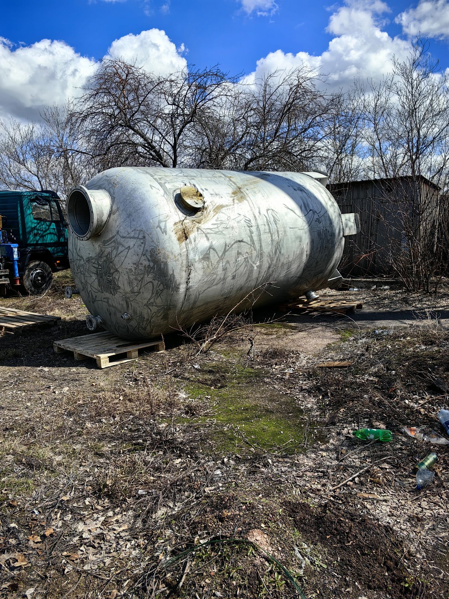 Продам новые алюминиевые бочки из пищевого алюминия