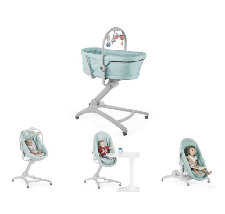 Patut 4 in 1: patut, sezlong, scaunel, fotoliu Chicco, Baby Hug
