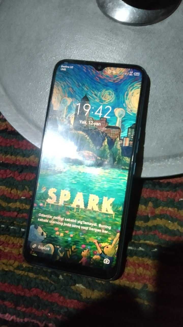 TecnoSpark 7  sotiladi 500 min