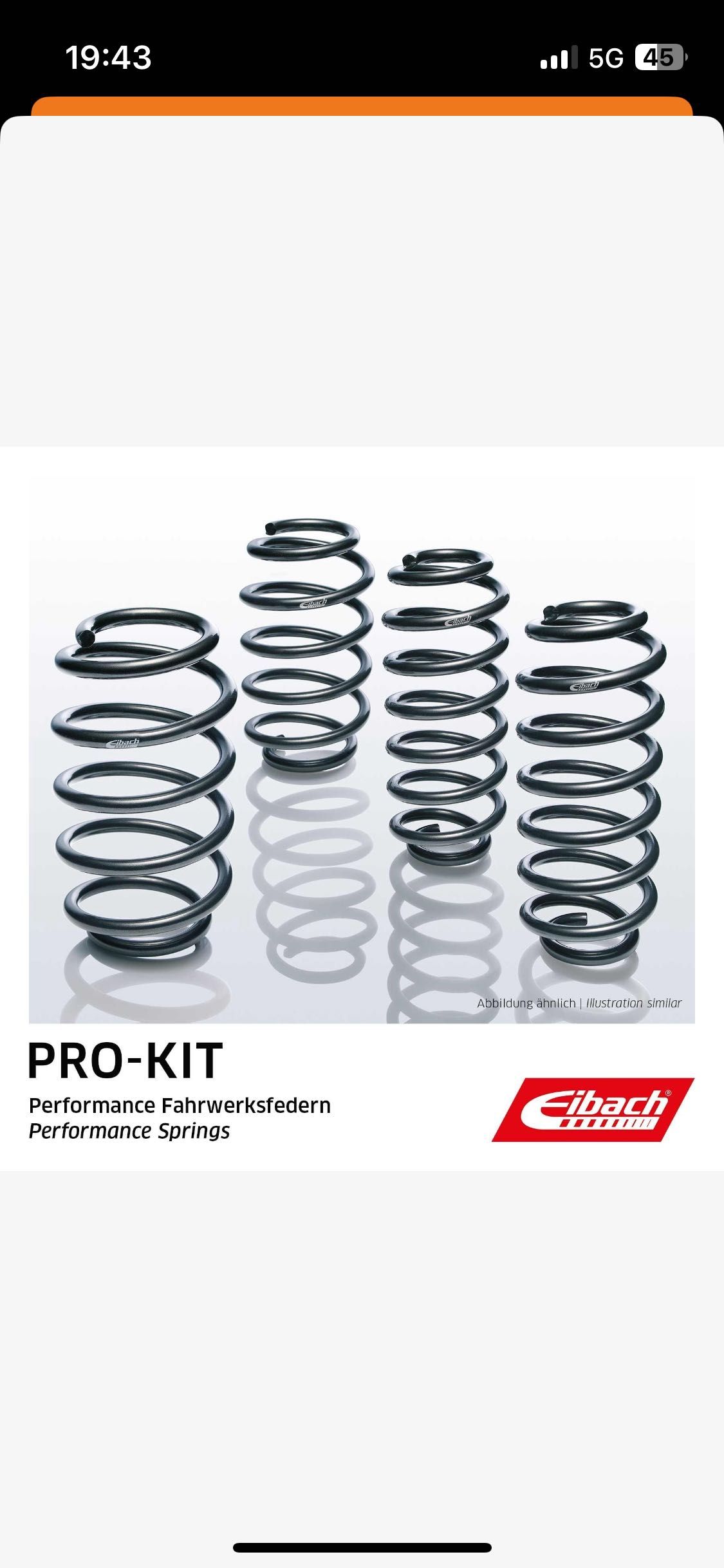 Пружини EIBACH PRO KIT за ауди а4 б6/б7