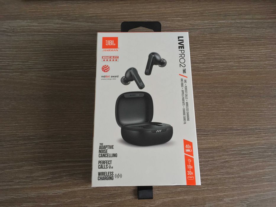 casti wireless JBL Live Pro 2, Black, noi sigilate, garantie 2 ani