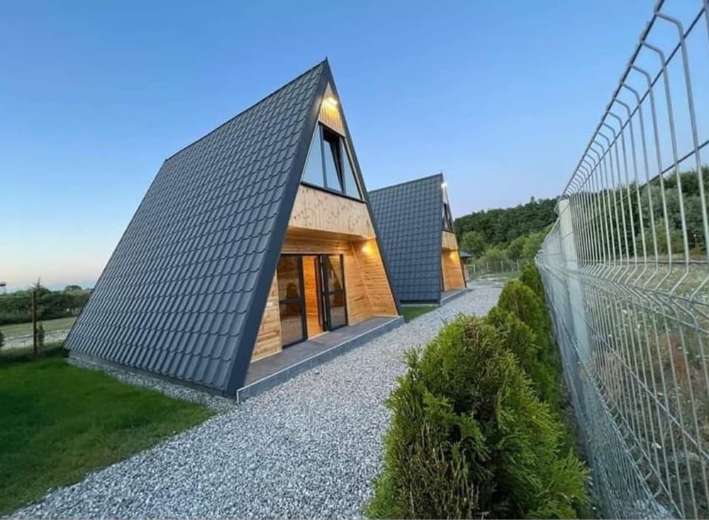 Vand cabane din lemn tip A