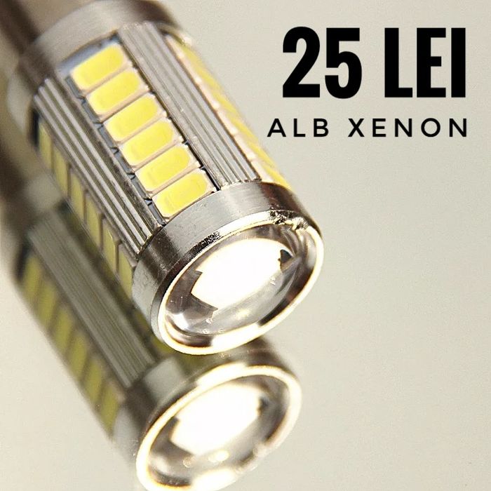 LED Auto w5w H1 H4 H7 D2S pozitii, interior, plafoniera, mers inapoi