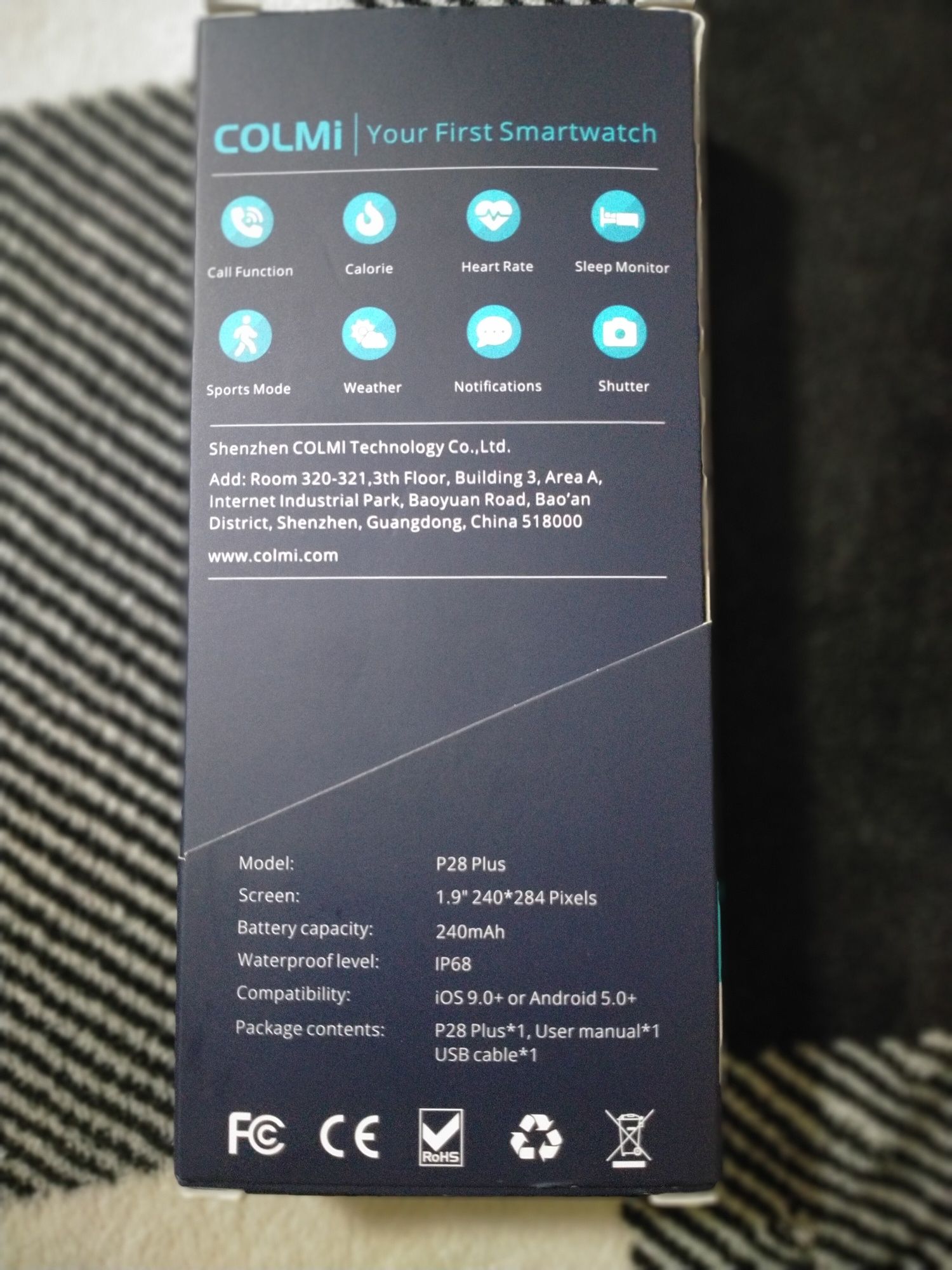Смарт часы Colmi Smart watch p28plus