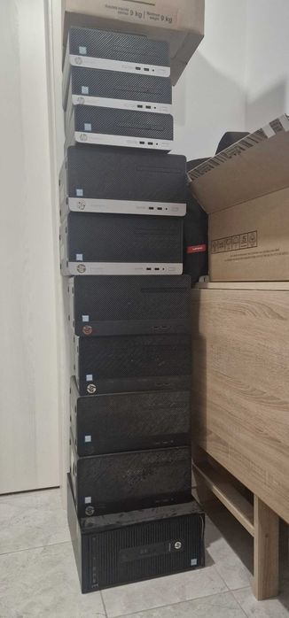 Lot 10x PC HP calculatoare barebone intel gen7 ddr4 + bonus