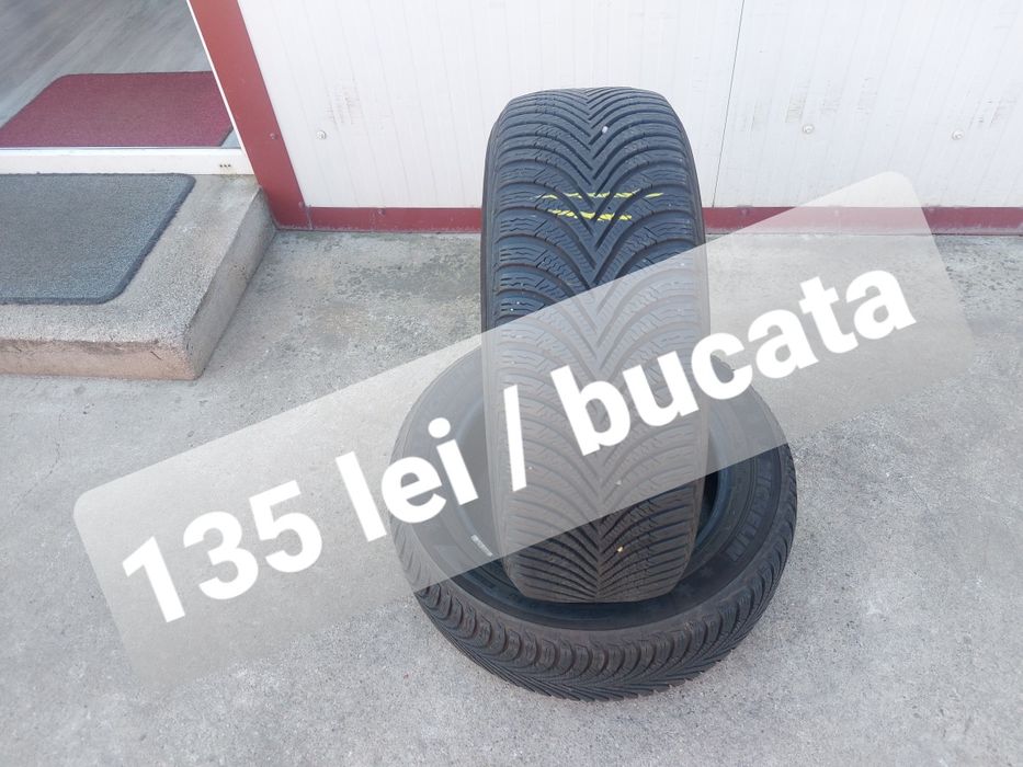 135 lei bucata! Doua anvelope M+S/IARNA 205 55 16 Michelin