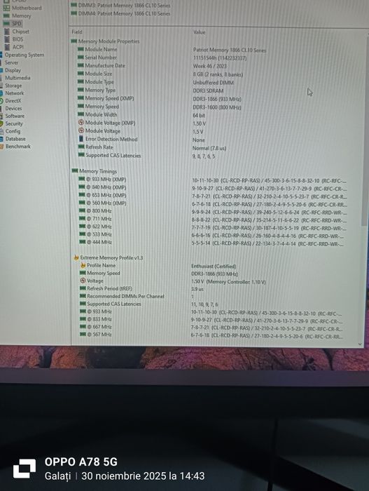 Memorie RAM 32 GB DDR3