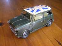 Mini Cooper метална количка ръчна изработка