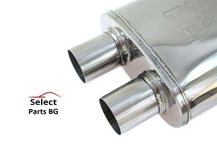 Универсално спортно гърне 2x 63мм TURBOWORKS неръждаема стомана SS409