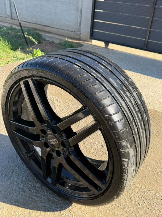 Vând jante originale  AUDI -VW + cauciucuri RUN FLAT