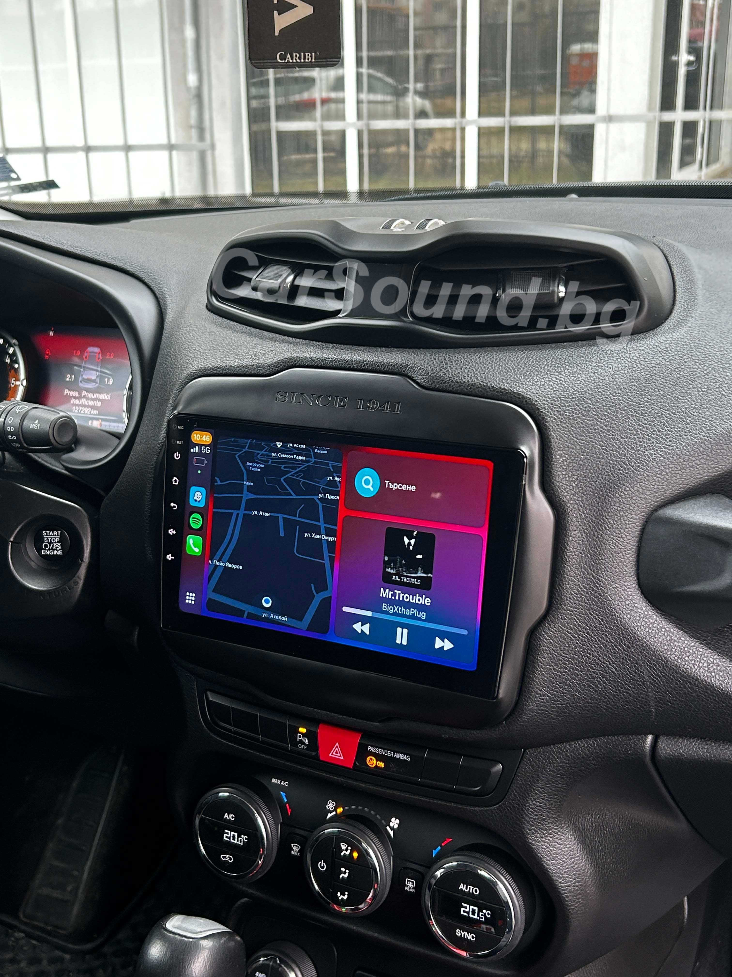 Jeep Renegade - Android 14 Мултимедия Джип Ренегат Навигация Андроид