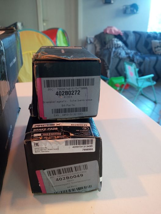 Discuri frana și pLacute ,fata/spate