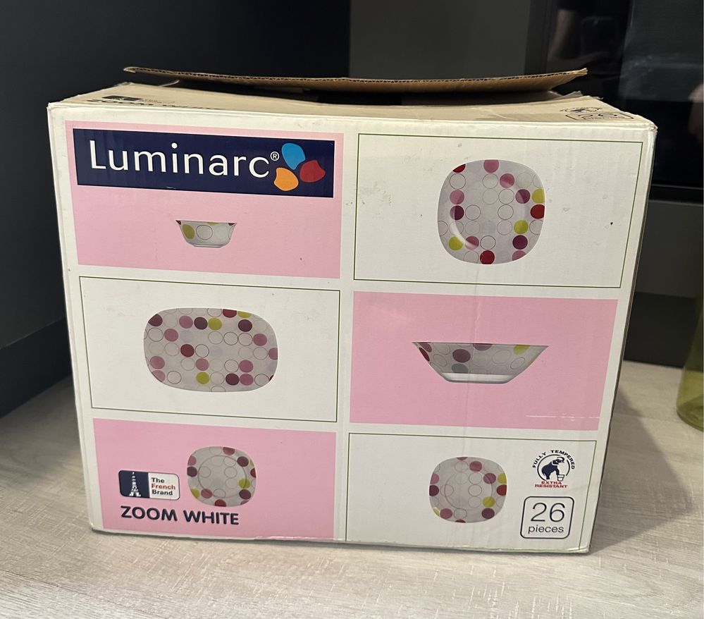 Продам набор посуды luminarc в коробке( 26 предметов)