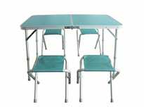 Masa pliabila camping, cu 4 scaune