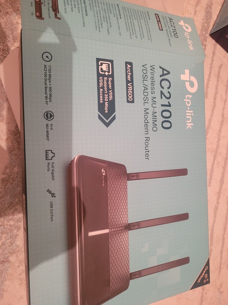 Wi fi router Archer VR600