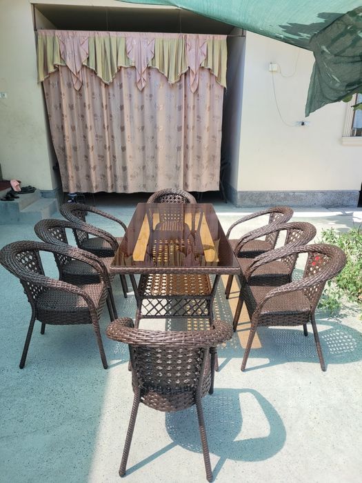 Deko model toqima stol stul