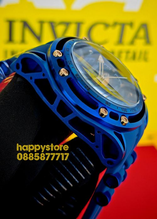 INVICTA Rally Rage Blue 53 mm, Инвикта нов ръчен часовник