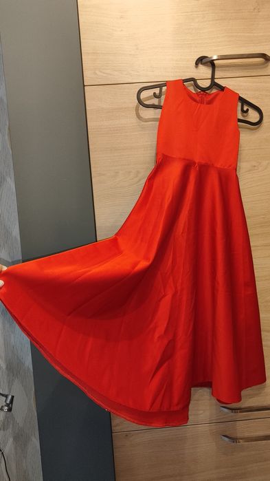 Детска рокля  от сатен