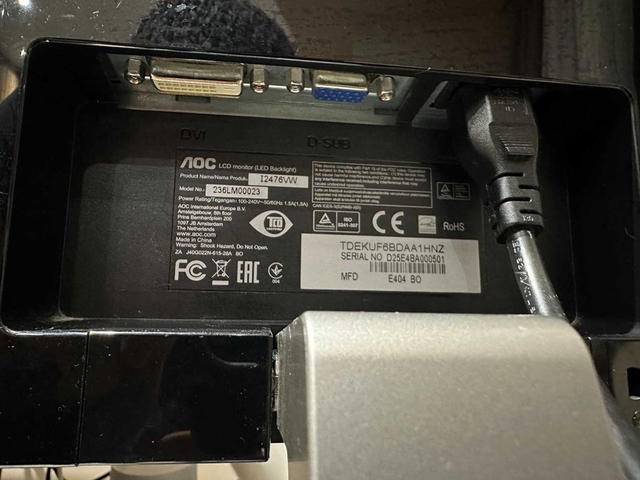 AOC 236LM00023 23.5" LCD Монитор