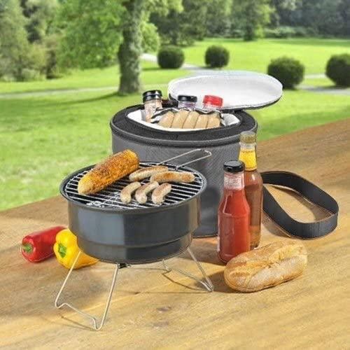 Barbeque grill & cooler bag