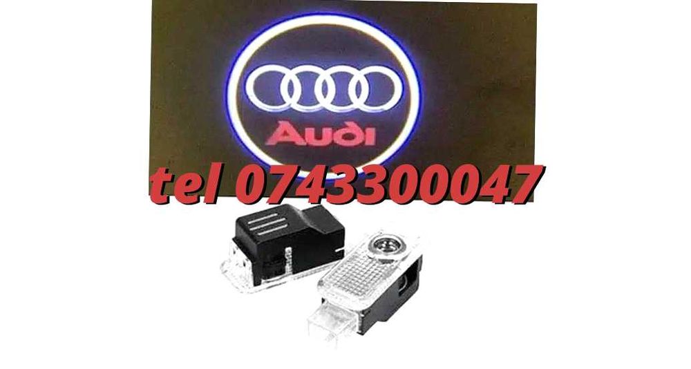 Set Proiectoare Logo Portiera Audi A3 A4 A5 a6 a8 q3 q5 Q7