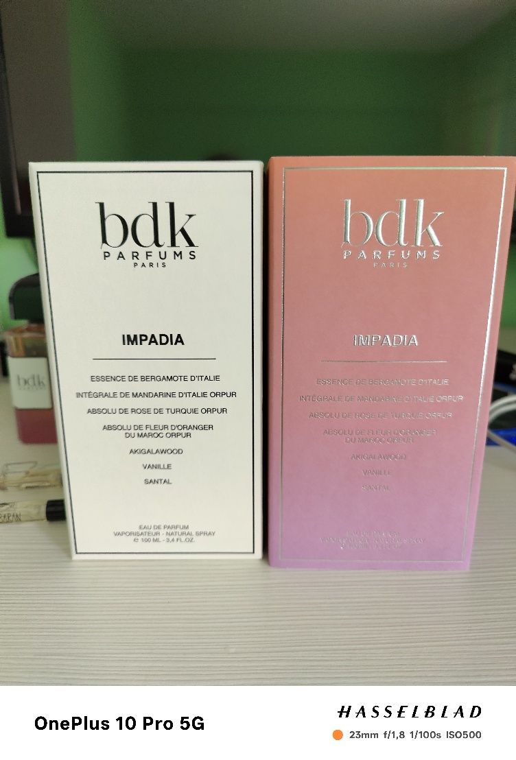 Vand cutie si supracutie parfum niche  Bdk Impadia