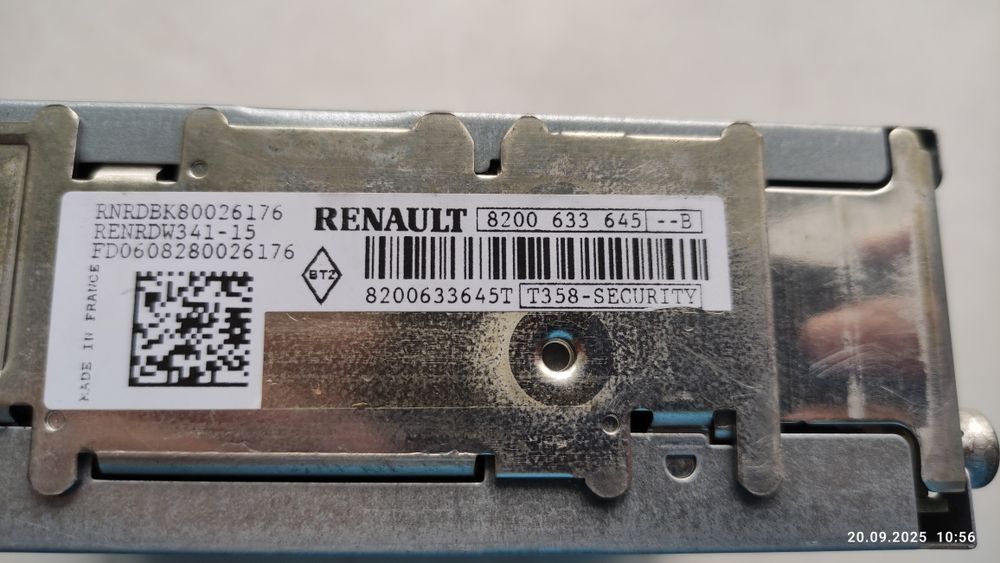 MP3 Player Updata List pt Renault Megane 2