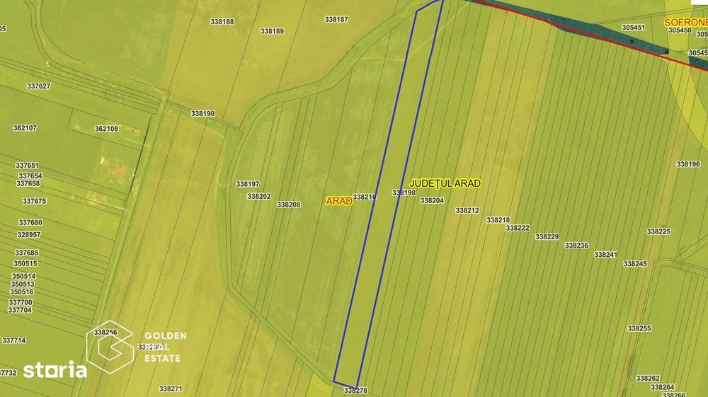 Teren agricol, 2.89 hectare, Exterior Nord (inspre Sofronea)