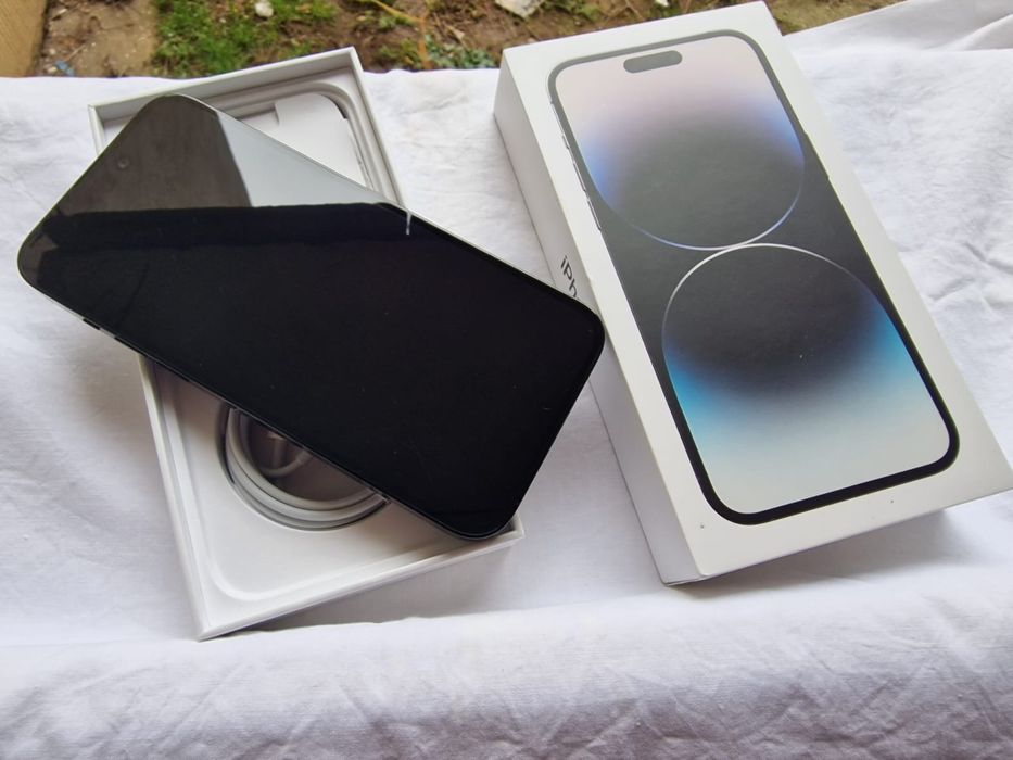 IPHONE 14 PRO MAX 128GB Black impecabil la cutie