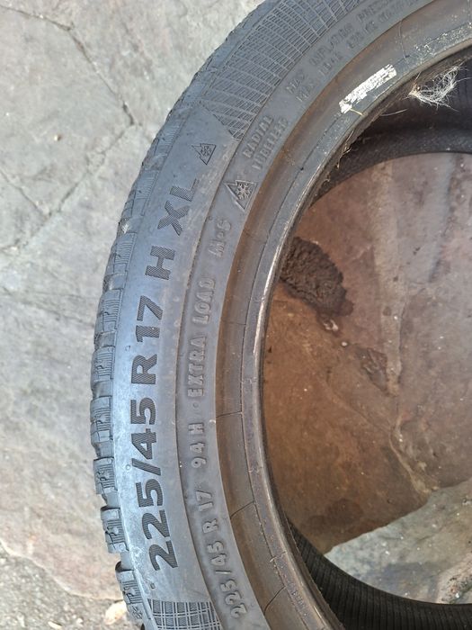 6.6 mm! 2бр 225 45 17 Continental wintercontact ts 860