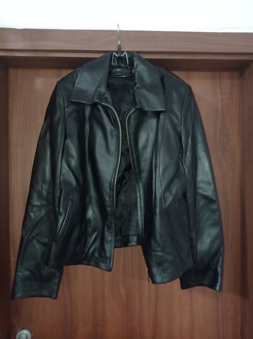 Geaca cu Glugă-36, Geacă Piele-XL .