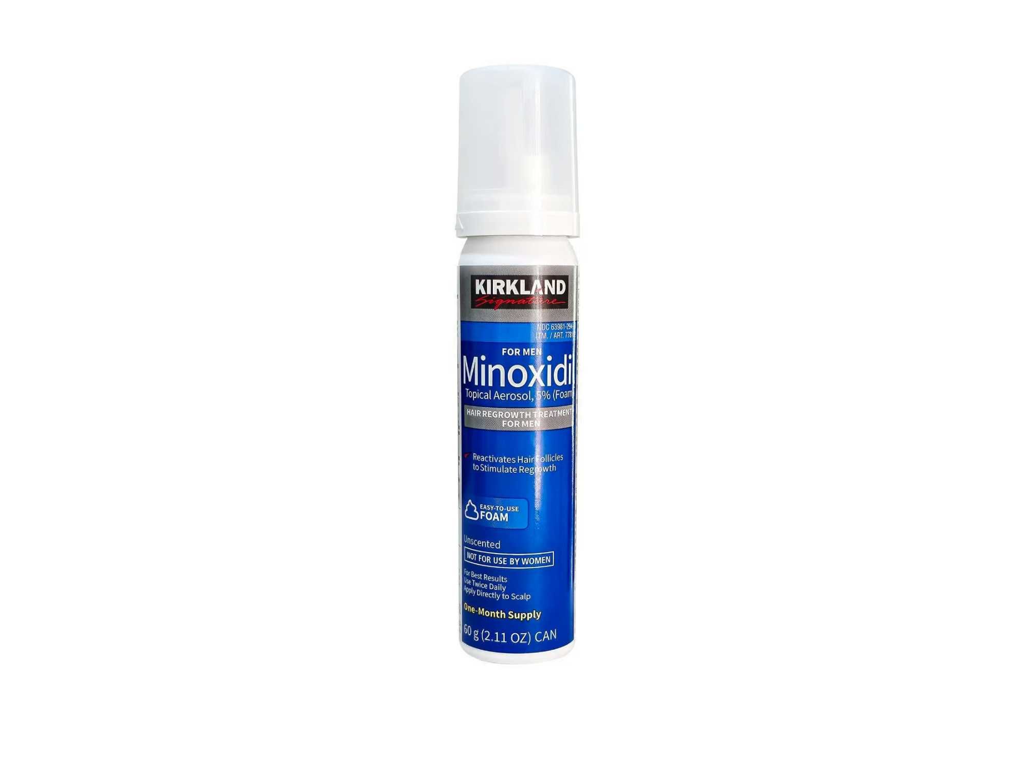 Spuma - Minoxidil Kirkland 5%, 1 Luna Aplicare