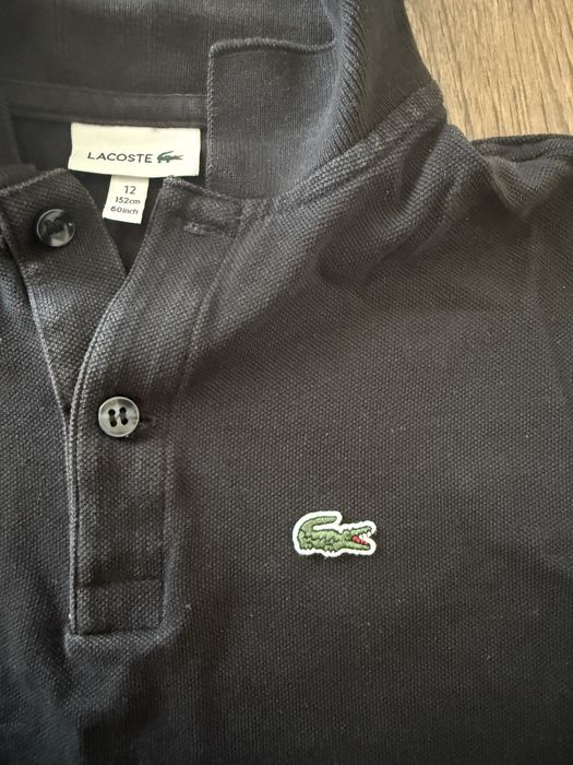 Черно поло Lacoste /Детски размер/