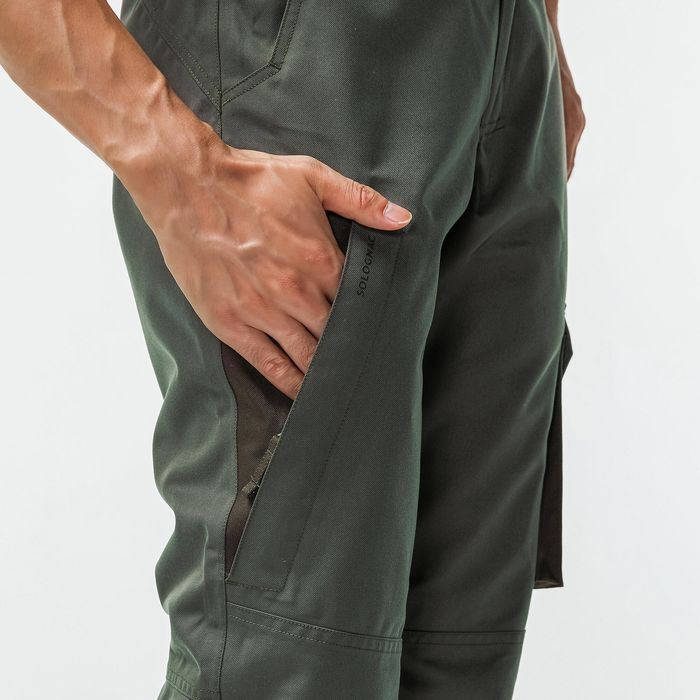 Pantalon Impermeabil Călduros 500 Verde - produs resigilat Decathlon