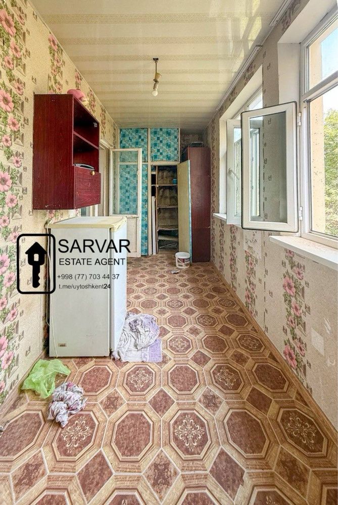 2-комнатная квартира Карасу-1, 60м², 4/5 этаж, 2х6 кирпич