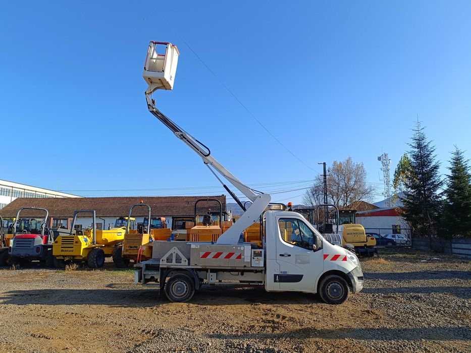 Renault Master 3.5T cu nacelă Topy – înălțime lucru 12 m