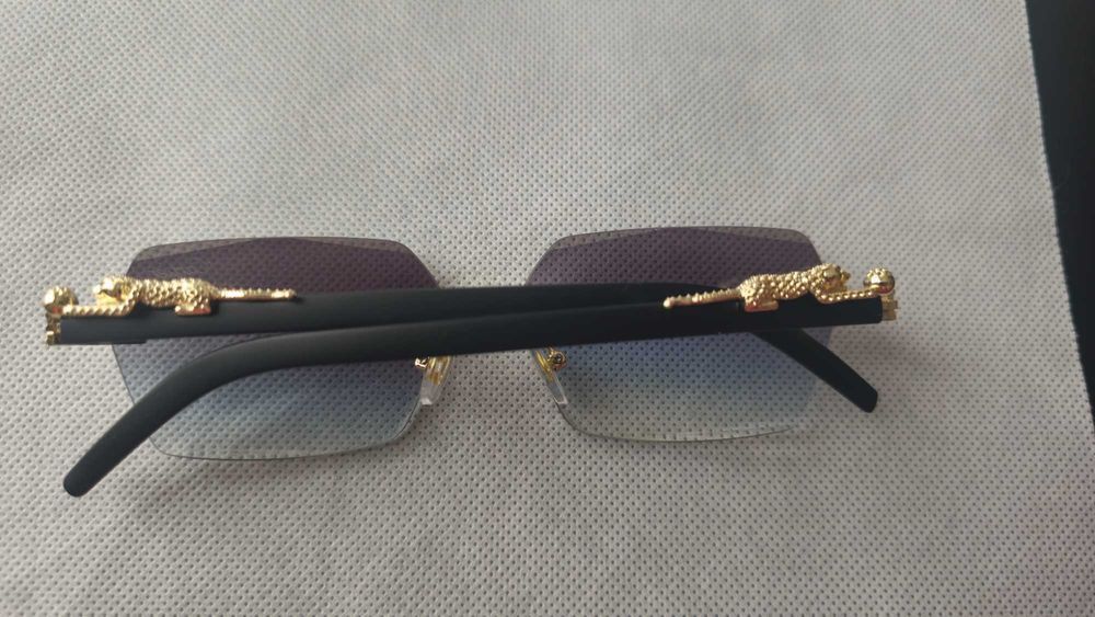 Ochelari de soare Cartier Rimless 8835 lentila degrade