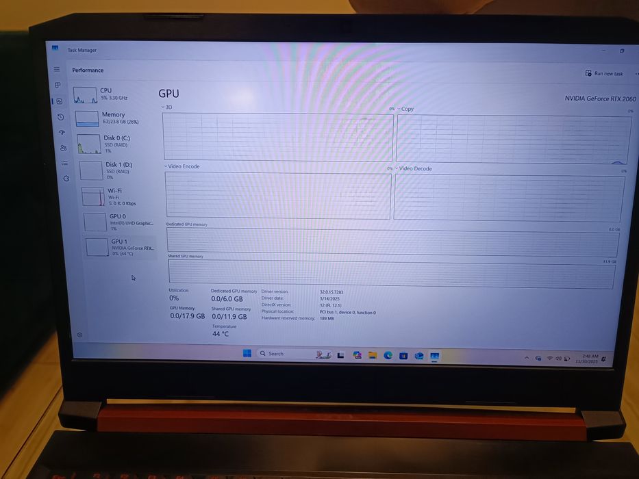 Acer nitro 5 AN 515-54-56MX
