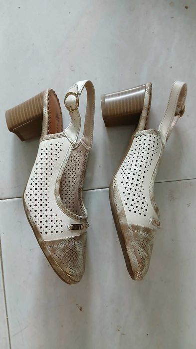 Официално-ежедневни елегантни обувки със стелка от естествена кожа