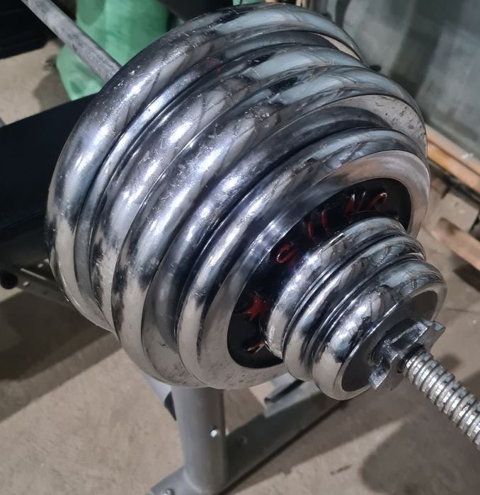 Лежак со штангой